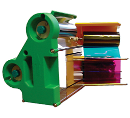 Magicard 111/R, Prima YMCK Color Ribbon with Black Panel, no overlay, Part# BM-501