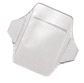 Clear Vinyl Vertical Arm Band Badge Holder, Govt. Card Size