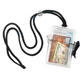 Clear Rigid Plastic Multi Card Case with Lanyard