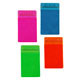 Colored Zipper Badge Holder, Vertical Format - Pack of 100