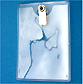 Clip-On Id badge holder for displaying Employee ID card