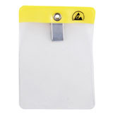 ESD Clip-On Badge Holder, Vertical, Pack of 100
