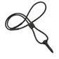 Round Rubber Lanyard with plastic hook and rubber breakaway