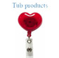 Card Reel, Heart, 1 tub of 30