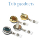Card Reel, Gold or Silver, 1 tub of 36