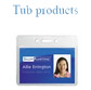 Badge Holders, 2.5 X 3.5 Horizontal, 1 tub of 20 pks (12 holders per pack)