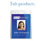 Badge Holders, 2.5 X 3.5 Vertical, 1 tub of 20 pks (12 holders per pack)