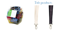 Lanyards, Bamboo, 1 tub of 36 (Assorted Colors)