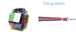 Lanyards, Patriotic, 1 tub of 36