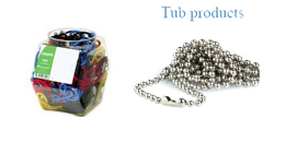 Metal Chain, 1 tub of 12 packs (25 per pack)