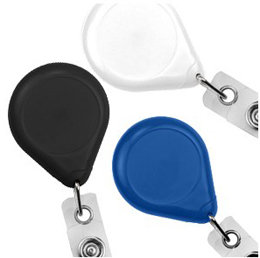 Badge Reel 609-I - Premium with Strap and Slide Clip - 25 Pack