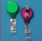 Badge Reel with Swivel Clip Back & Strap End, Translucent Colors