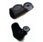 KeyBak Retractor, 48 inch Kevlar Cord, Key Ring, Leather belt loop, with Nylon Key Silencer
