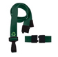 Earth Friendly P.E.T. Lanyard, Flat Eco-Weave 5/8 inch breakaway with plastic hook