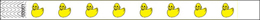 Tyvek Wristband 3/4 X 10, Tuff-Band, Rubber Duckies