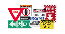 THINK - Safety First - Aluminum Sign