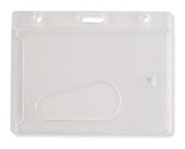 ID Card Dispenser 726-CT1 - Side Load Horizontal Clear Finish