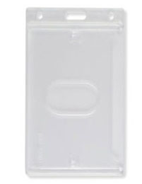 ID Card Dispenser 726-SN or 1840-6500 - Side Load Vertical - Thumbnotch Frosted Plastic