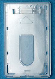 ID Card Dispenser 706-N - Frosted Plastic - Top Load Vertical 1840-6540