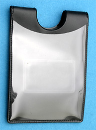 Magnetic Badge Holder 501-N2 or HM-30A - Dual Pocket - Credit Card Size Vertical