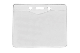 Badge Holder 1815-1000 - Textured Back - Credit Card Size Horizontal - 100 Pack