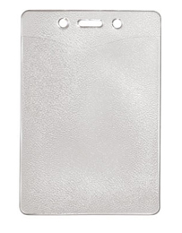 Badge Holder 1815-1300 - Textured Back - Government Size Vertical - 100 Pack