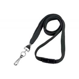 Breakaway Lanyard BL-34S - Premium 3/8 with Swivel Hook - Flat Cord Lanyard