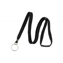 Lanyard NF-9R - 3/8 Flat Cord - Split Ring - 100 Pack